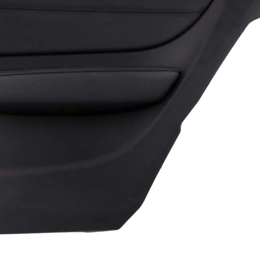 Right O/S Lateral Trim Panel Card Leather Boston Black to BMW 1 E81 Rear with Part number 7224396 BMW 1 E81 Rear Right O/S Lateral Trim Panel Card Leather Boston Black - SKU 7224396 - Part number 7224396