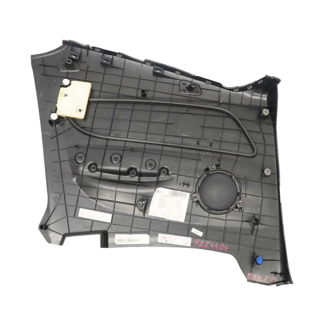 Panneau Lateral Arriere Droit Garniture Cuir Boston Noir pour BMW E88 Cabrio à propos du numéro de pièce 7224404 BMW E88 Cabrio Panneau Lateral Arriere Droit Garniture Cuir Boston Noir - SKU 7224404 - Numéro de pièce 7224404