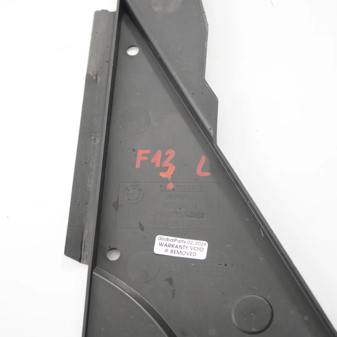 Sottopianta BMW F12 F13 Serbatoio Sinistro Protezione Scudo per con numero di parte 7224467 Sottopianta BMW F12 F13 Serbatoio Sinistro Protezione Scudo - SKU 7224467 - Numero di parte 7224467