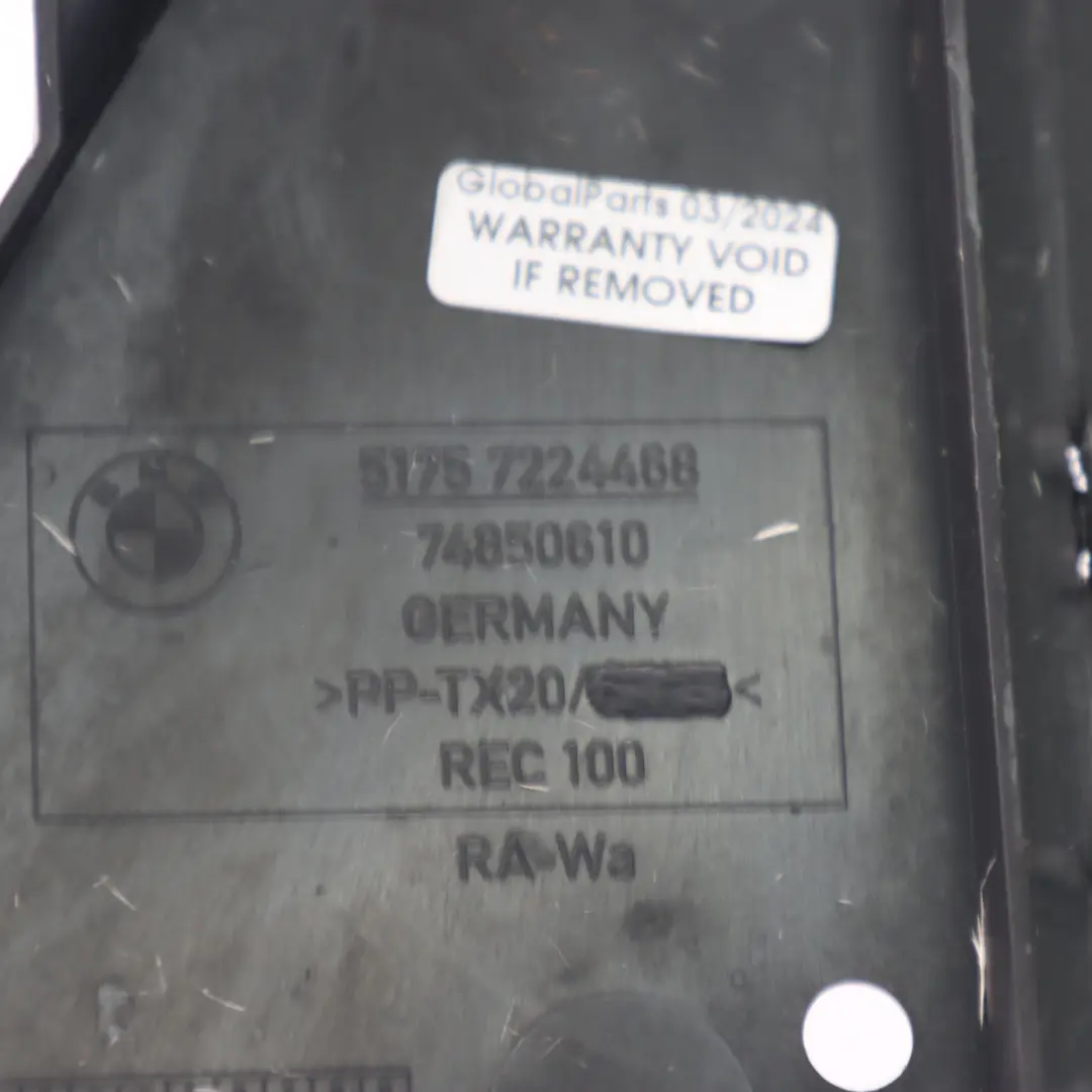  Abdeckung Tank BMW F12 F13 Rechts Verkleidung Blende Abdeckung Trim - SKU 7224468 - Teilenummer 7224468