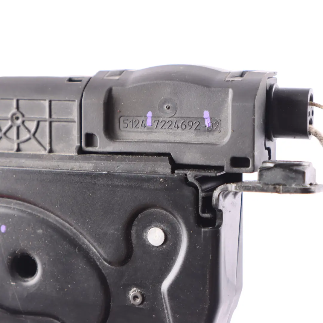 Trunk Lid Lock Boot Tailgate Catch Mechanism to BMW F10 F30 F32 F80 F82 LCI with Part number 7224692 BMW F10 F30 F32 F80 F82 LCI Trunk Lid Lock Boot Tailgate Catch Mechanism - SKU 7224692 - Part number 7224692