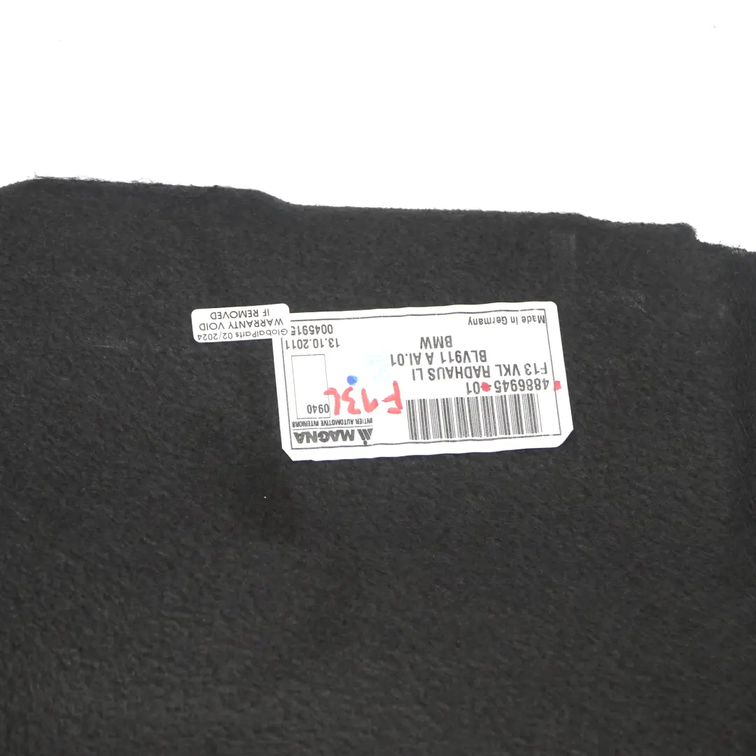 Kofferraum Seitenverkleidung BMW F13 Hinten Links Abdeckung für mit Teilenummer 7224863 Kofferraum Seitenverkleidung BMW F13 Hinten Links Abdeckung - SKU 7224863 - Teilenummer 7224863