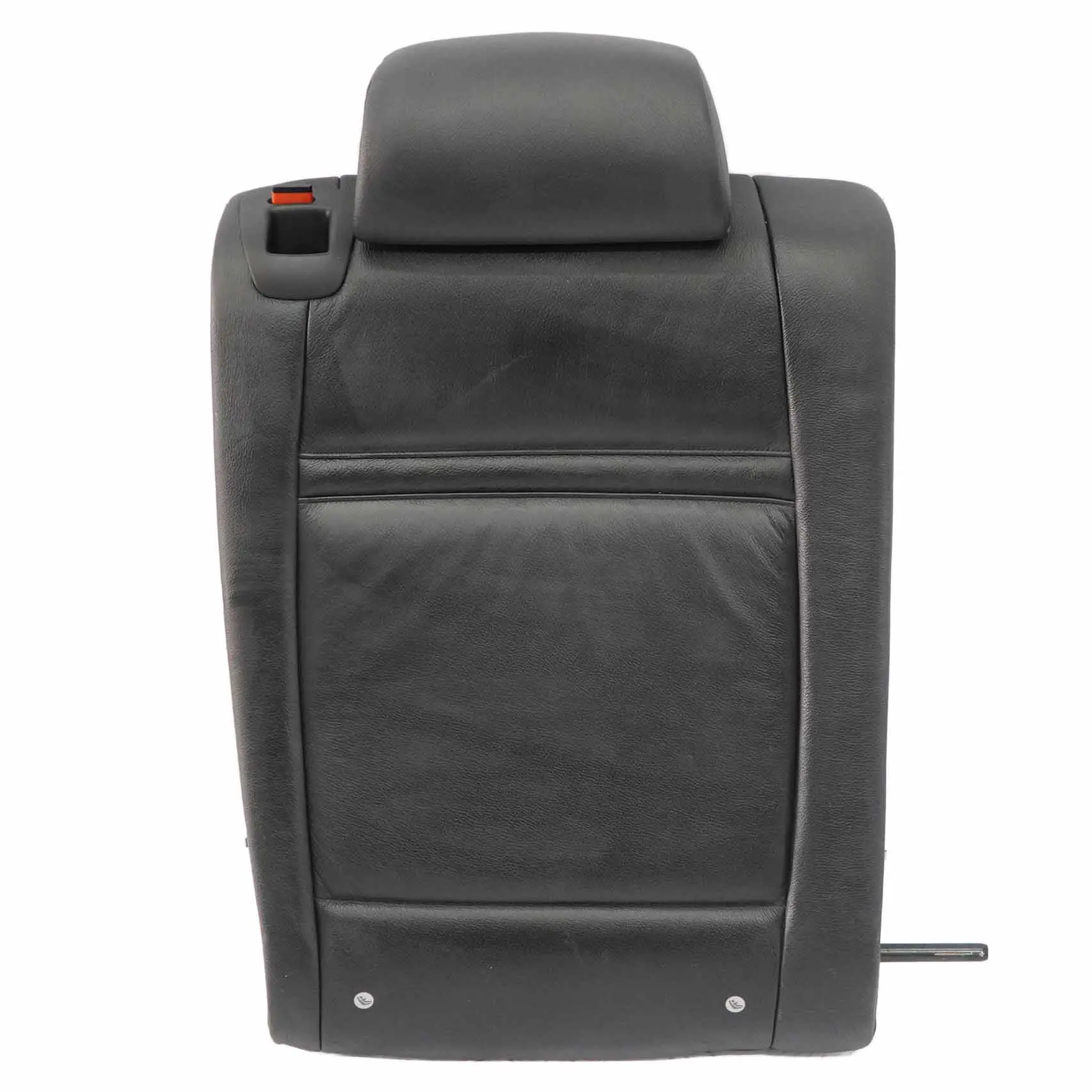 BMW X5 E70 Asiento Trasero Derecho O/S Apoyabrazos Cuero Negro Nevada