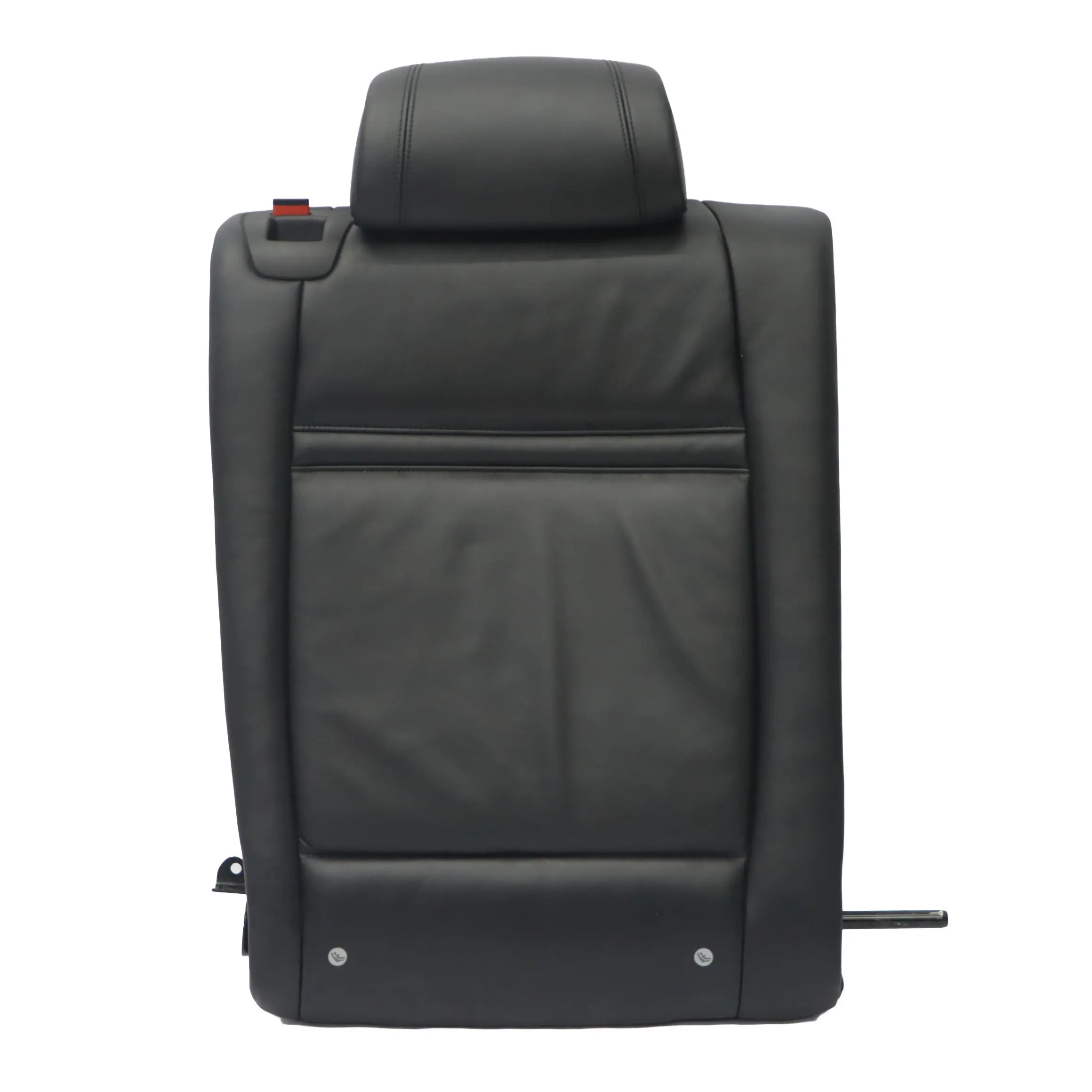 BMW X5 E70 Respaldo Asiento Trasero Derecho Funda Cuero Negro Nappa