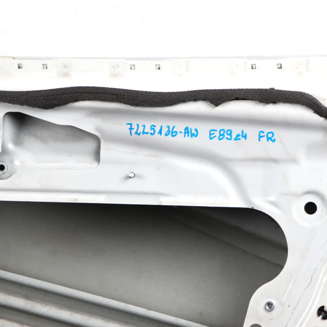 Door Front Right O/S BMW Z4 E89 Convertible Alpinweiss Alpine White - 300 to with Part number 7225136 Door Front Right O/S BMW Z4 E89 Convertible Alpinweiss Alpine White - 300 - SKU 7225136-AW - Part number 7225136