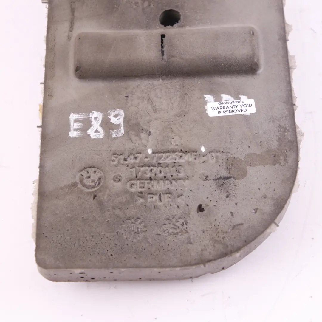 Support Cover Roof Pump Motor to BMW Z4 Series E89 Roadster Cabrio Convertible with Part number 7225246 BMW Z4 Series E89 Roadster Cabrio Convertible Support Cover Roof Pump Motor - SKU 7225246 - Part number 7225246