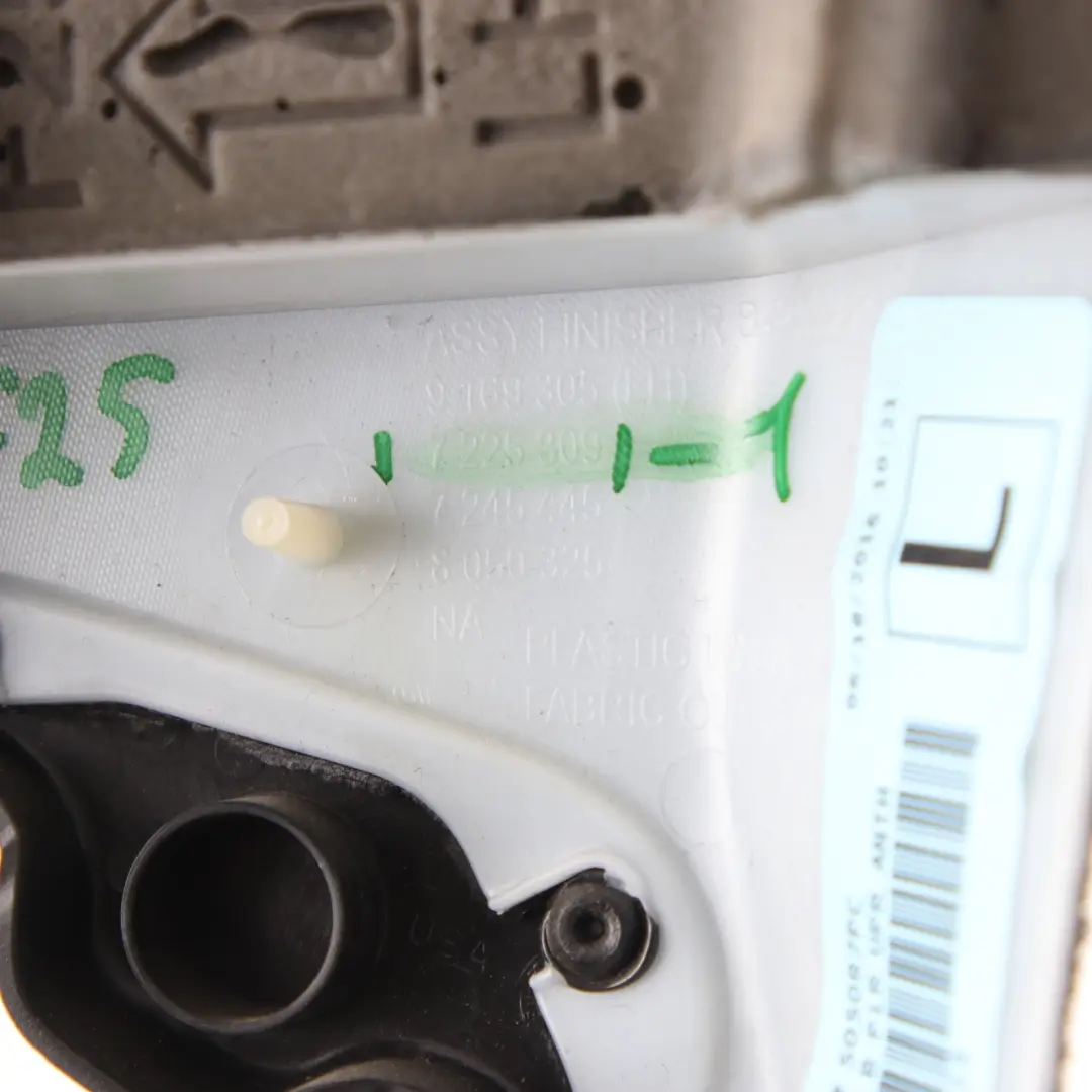 BMW X3 F25 Osłona Listwa Słupek B Górna Lewy Wewnętrzna Czarna - SKU 7225309-1 - Numer Części 7225309