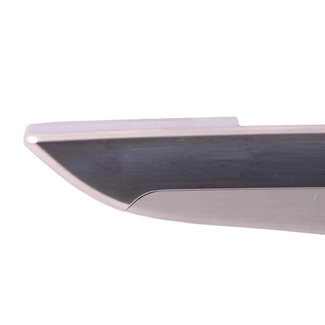 Interior Door Cover Handle Trim Strip Rear Right O/S Aluminium to BMW F10 F11 with Part number 7225524 BMW F10 F11 Interior Door Cover Handle Trim Strip Rear Right O/S Aluminium - SKU 7225524 - Part number 7225524