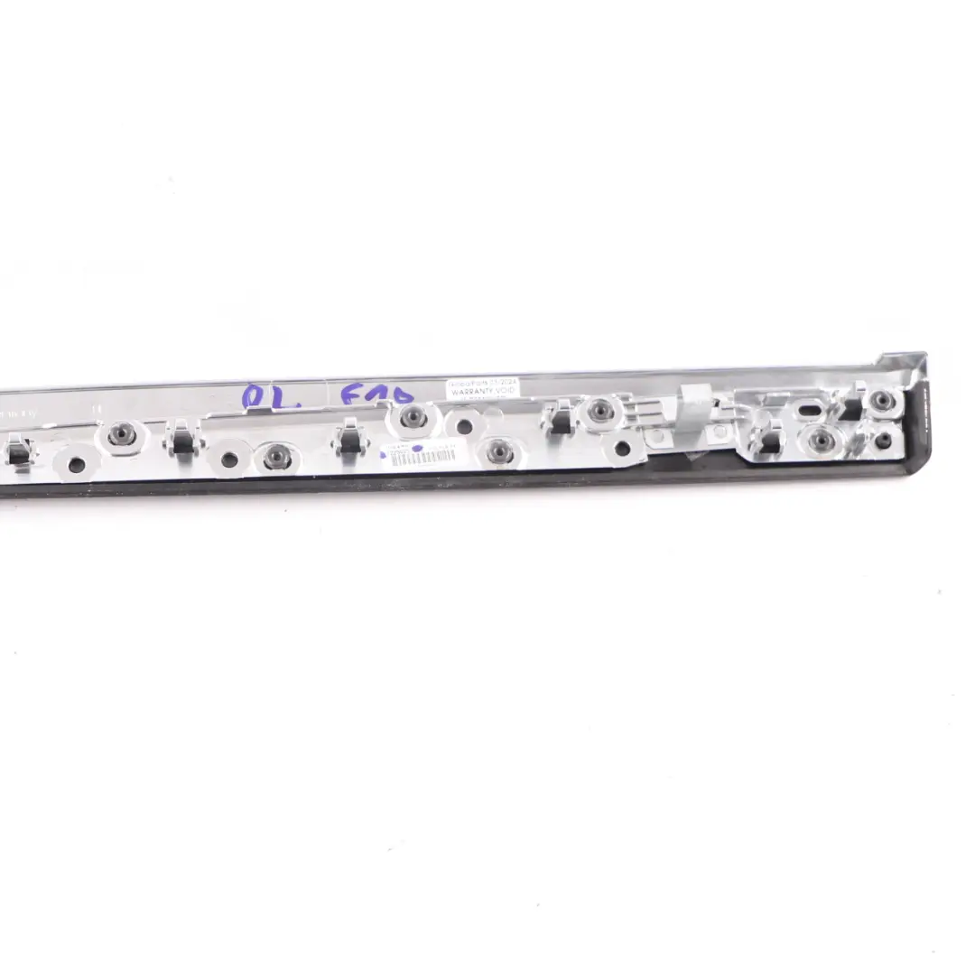 BMW F10 F11 Tira puerta Embellecedor Tapa Trasera Izquierda Madera Fina - SKU 7225525 - Número de pieza 7225525