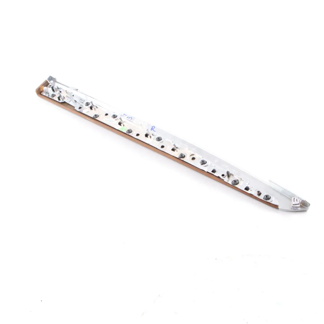  Door Strip BMW F10 F11 Decor Trim Rear Right O/S Cover Fine Wood Grain - SKU 7225528 - Part number 7225528