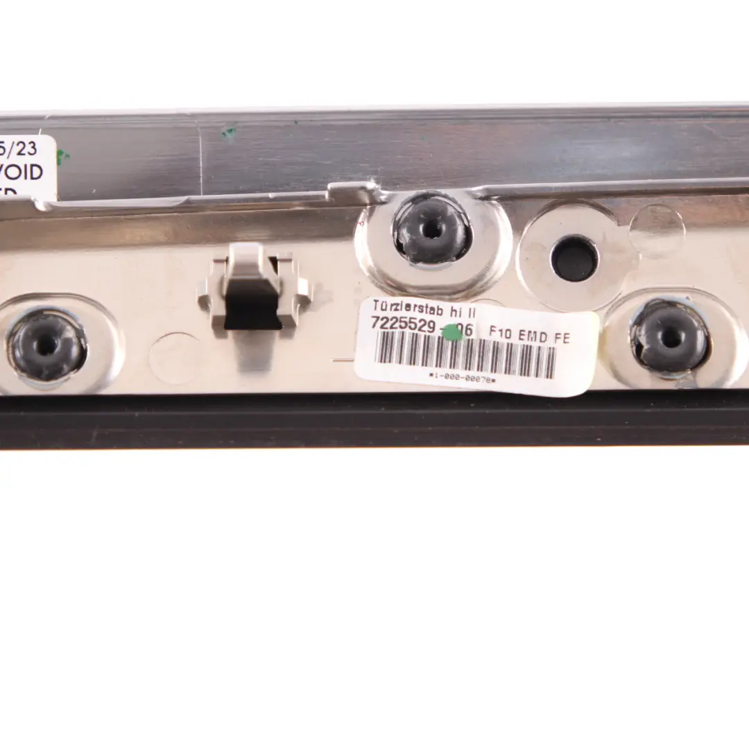  Striscia porta BMW F10 F11 Rivestimento interno posteriore sinistro - SKU 7225529 - Numero di parte 7225529