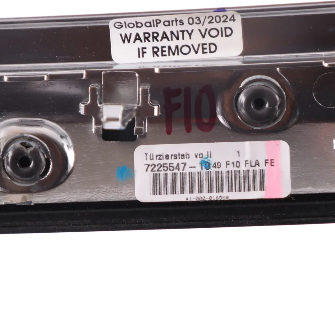 Türleiste Dekorleiste vorne links Abdeckung Edelholz für BMW F10 F11 mit Teilenummer 7225547 BMW F10 F11 Türleiste Dekorleiste vorne links Abdeckung Edelholz - SKU 7225547 - Teilenummer 7225547