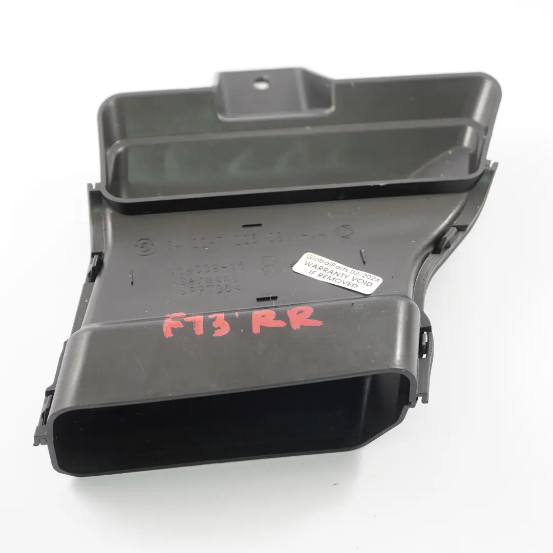 BMW F13 F12 Canal d'air de ventilation de la cabine arrière droite - SKU 7225581 - Numéro de pièce 7225581