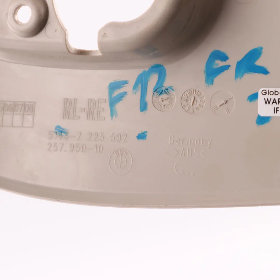 Trim Cover BMW F12 Front Seat Right O/S Trim Panel Elfenbein Weiss to with Part number 7225592 Trim Cover BMW F12 Front Seat Right O/S Trim Panel Elfenbein Weiss - SKU 7225592 - Part number 7225592