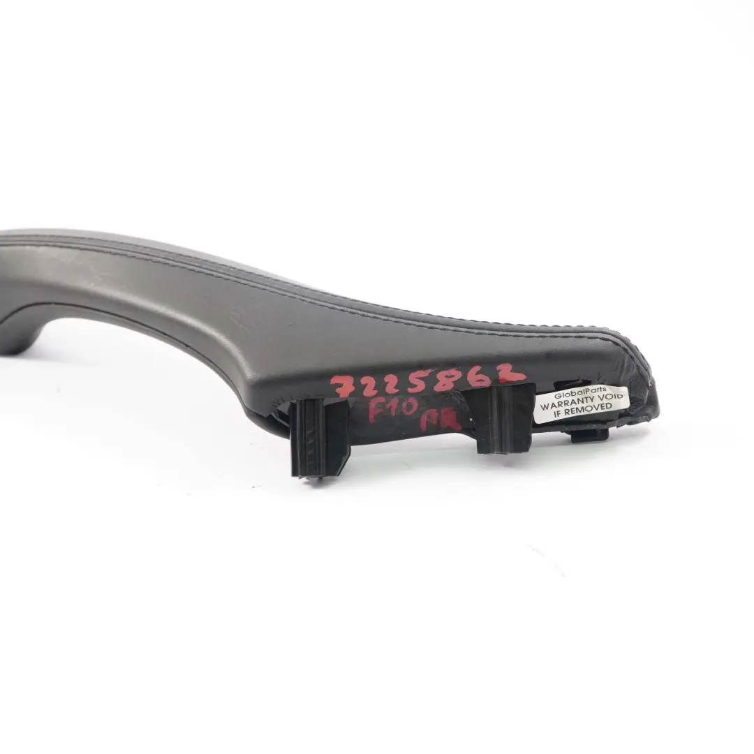 Trim Door Handle Card Panel Pull Right O/S Leather Black to BMW F10 F11 with Part number 7225862 BMW F10 F11 Trim Door Handle Card Panel Pull Right O/S Leather Black - SKU 7225862 - Part number 7225862