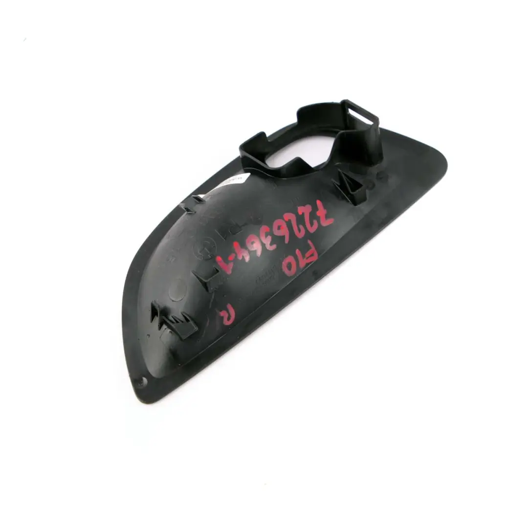 BMW F10 F11 Interior Derecho O / S Abrepuertas Manija Cubierta Trim Negro - SKU 7226364-1 - Número de pieza 7226364