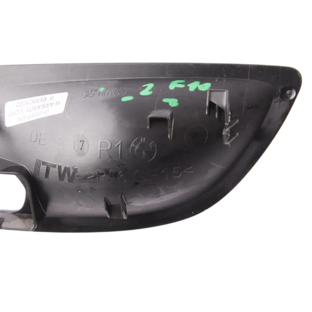 BMW F10 F11 Door Opener Handle Inside Right O/S Cover Trim Black 2 7226352 - SKU 7226364-2 - Part number 7226364