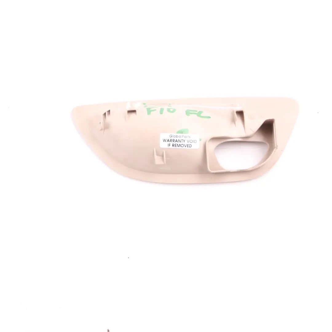 BMW F10 F11 Embellecedor Tirador Interior Puerta Delantera Izquierda Venetobeige - SKU 7226365 - Número de pieza 7226365
