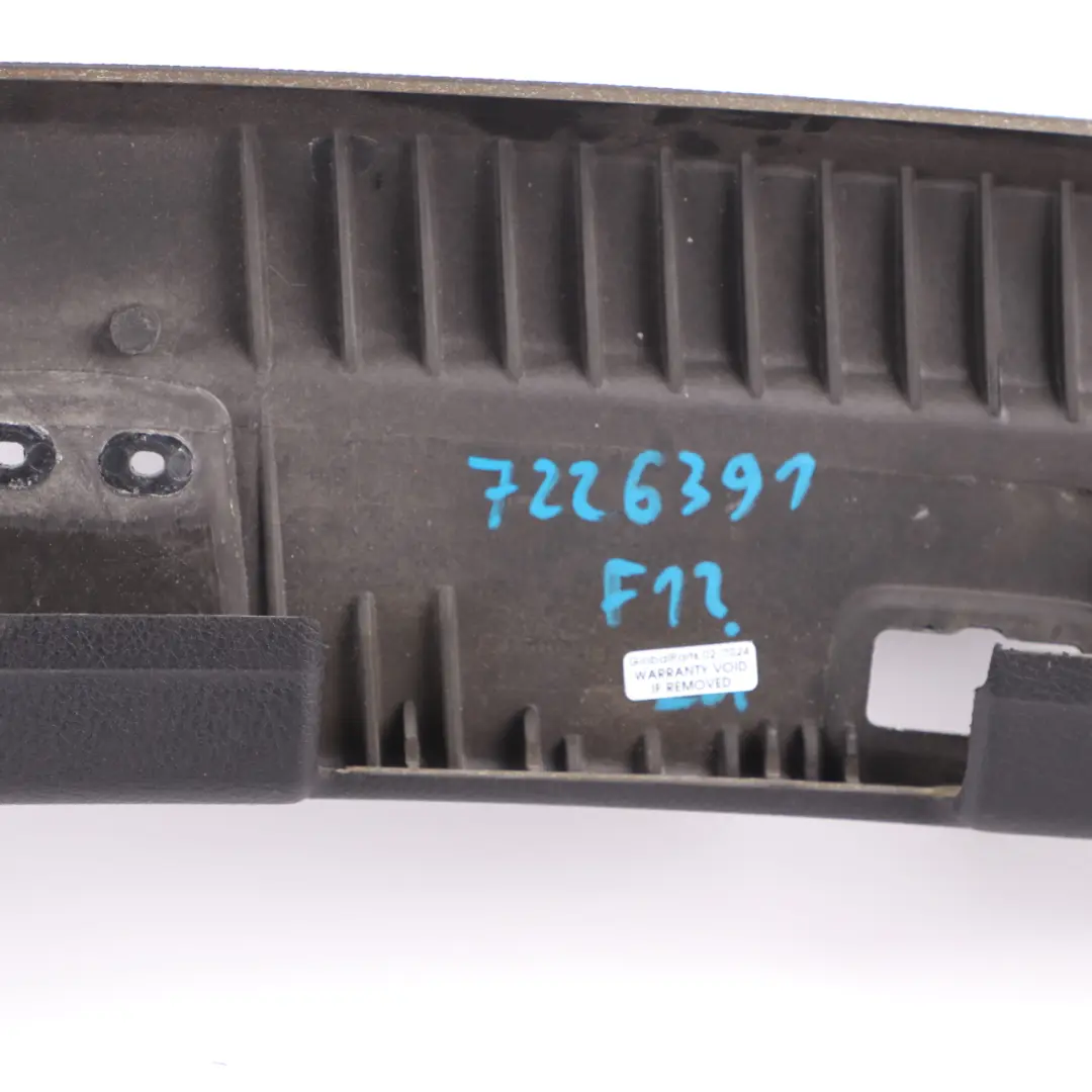 Windscreen Frame Top Trim Covering Panel to BMW F12 Convertible with Part number 7226391 BMW F12 Convertible Windscreen Frame Top Trim Covering Panel - SKU 7226391 - Part number 7226391