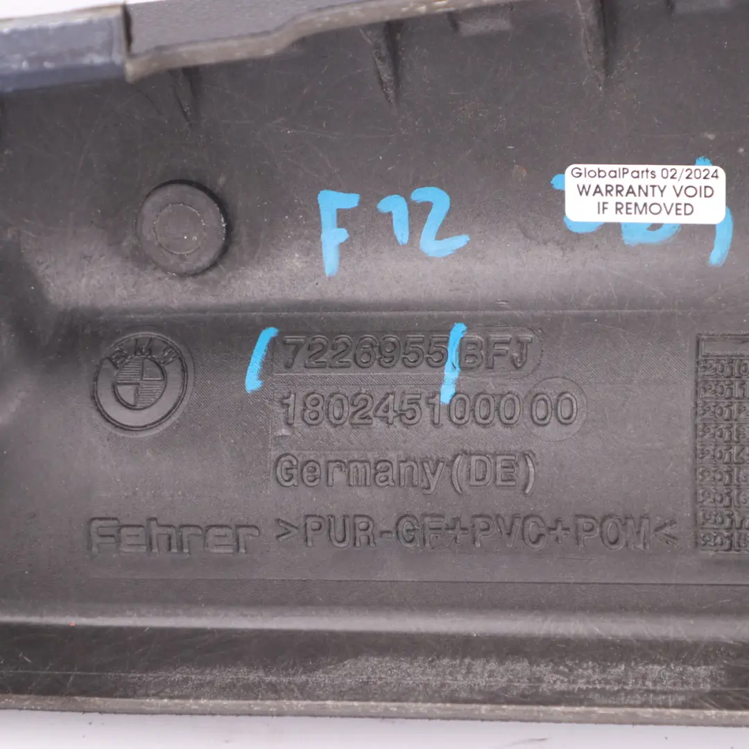 BMW F12 Cabrio Verdeck Trim Windschutz Scheibe Rahmen Abdeckung Schwarz - SKU 7226955 - Teilenummer 7226955