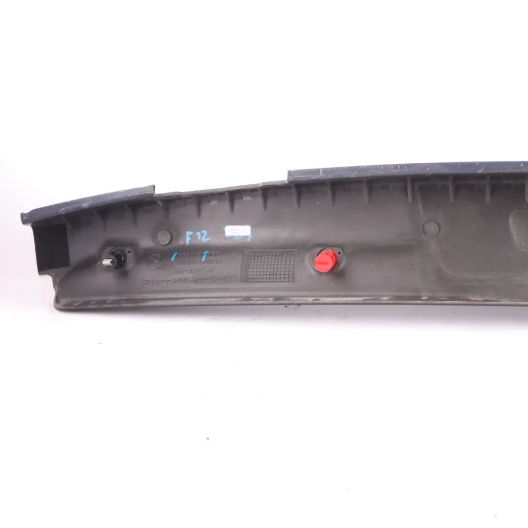 BMW F12 Cabrio Softtop Windschutz Scheibe Rahmen Obere Abdeckung Schwarz - SKU 7226955 - Teilenummer 7226955