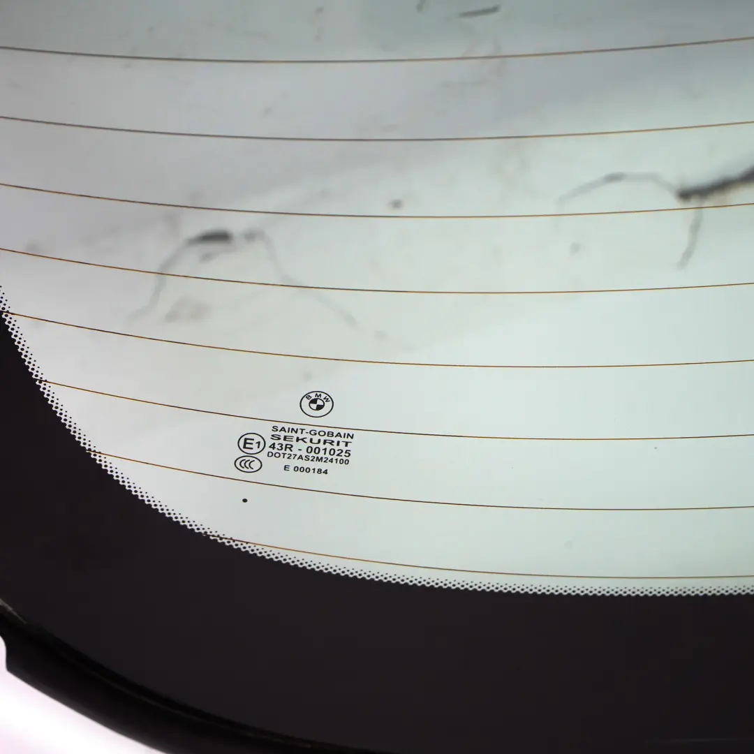 BMW F13 Window Glass Rear Boot Trunk Lid Tailgate Glazing Glass Green AS2 - SKU 7227349 - Part number 7227349