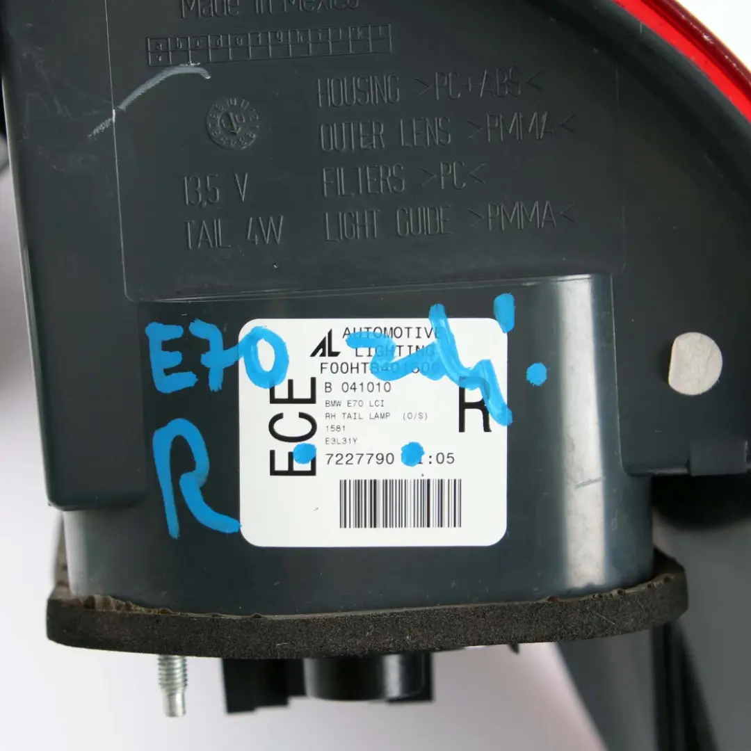 LED Lampa Prawy Tył Prawa Tylna do BMW X5 E70 o numerze 7227790 BMW X5 E70 LED Lampa Prawy Tył Prawa Tylna - SKU 7227790 - Numer Części 7227790
