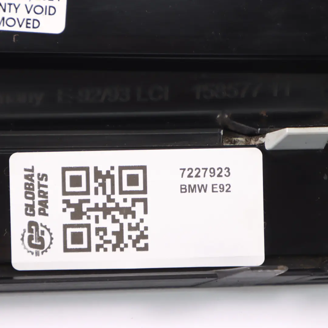 BMW E92 E93 LCI Paraurti Radiatore Griglia Anteriore Sinistra Pannello - SKU 7227923 - Numero di parte 7227923
