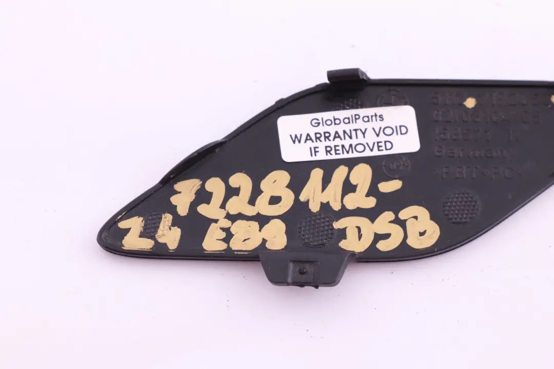 Flap Towing Eye Rear Bumper Tiefseeblau Deep Sea Blue to BMW Z4 Series E89 with Part number 7228112 BMW Z4 Series E89 Flap Towing Eye Rear Bumper Tiefseeblau Deep Sea Blue - SKU 7228112-DSB - Part number 7228112