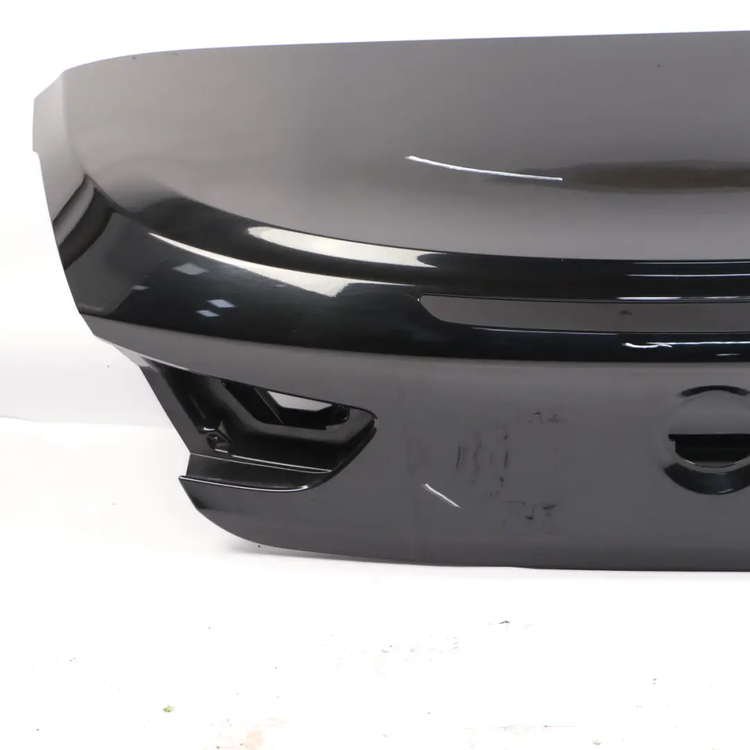 BMW F12 Trunk Boot Lid Tailgate Rear Panel Black Sapphire Metallic - 475 - SKU 7228146-BS - Part number 7228146