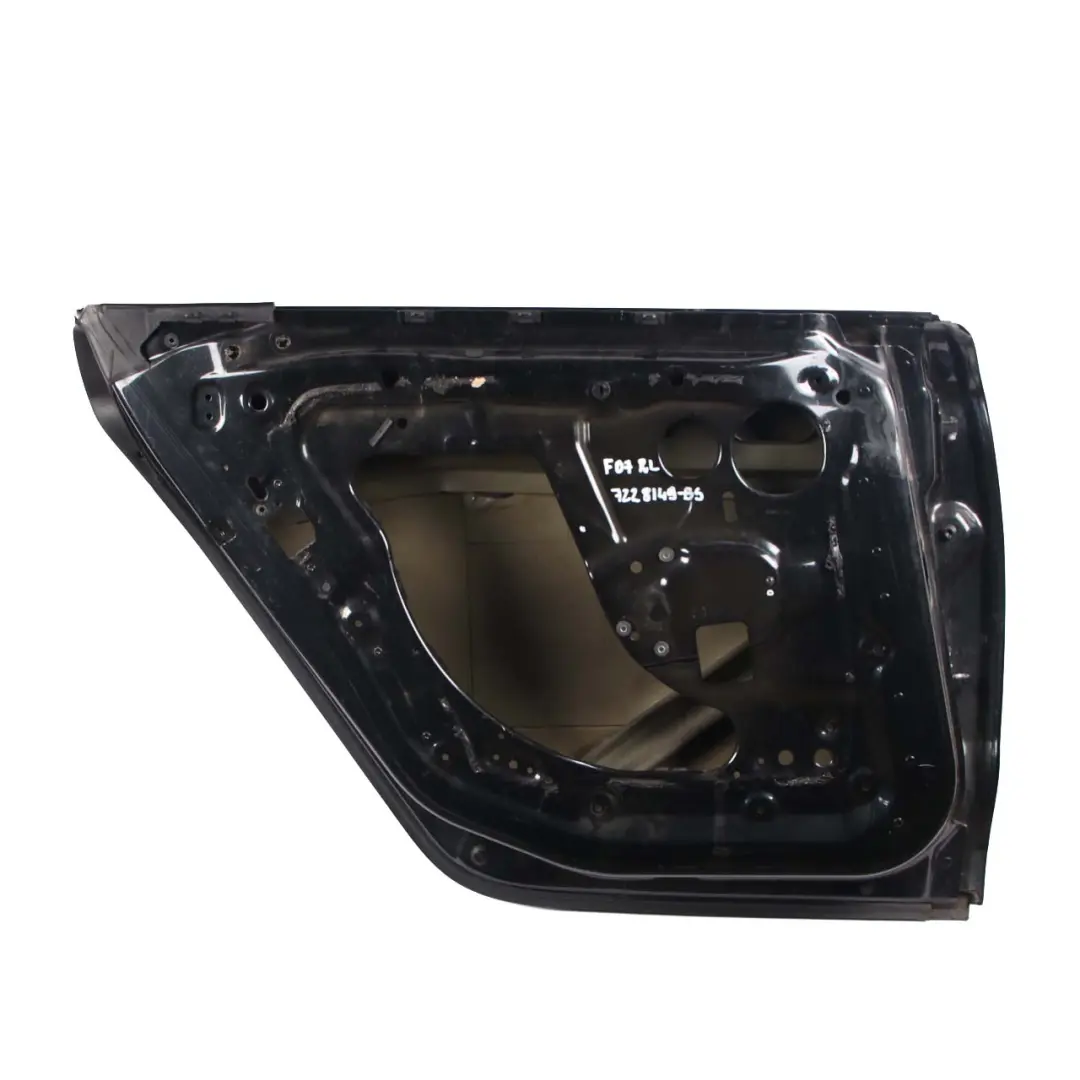 Door Rear Left N/S BMW F07 GT Black Sapphire Metallic - 475 to with Part number 7228149 Door Rear Left N/S BMW F07 GT Black Sapphire Metallic - 475 - SKU 7228149-BS - Part number 7228149