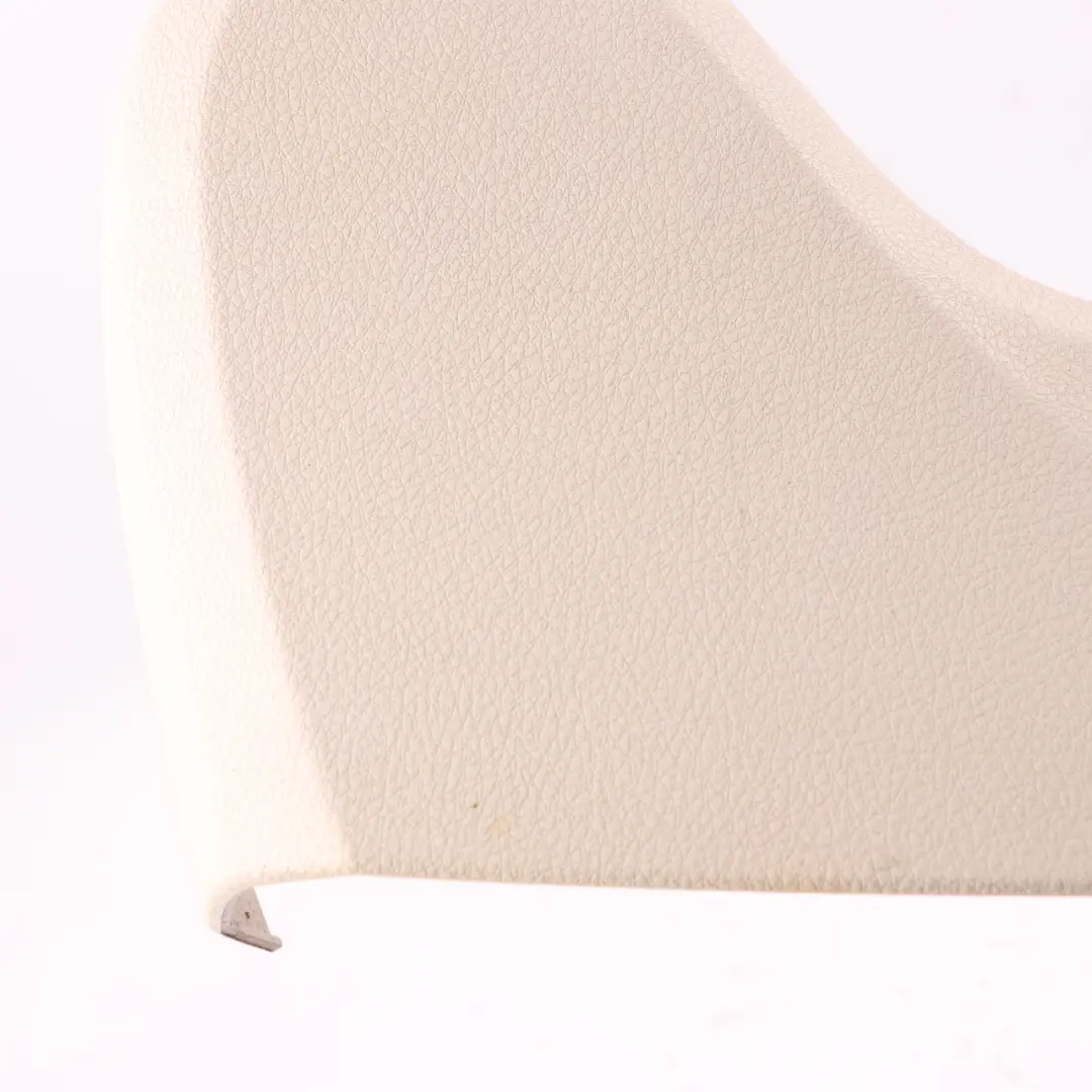 Panel BMW F12 Front Right O/S Seat Outer Lower Trim Elfenbeinweiss to Seat with Part number 7269672 Seat Panel BMW F12 Front Right O/S Seat Outer Lower Trim Elfenbeinweiss - SKU 7228290 - Part number 7269672