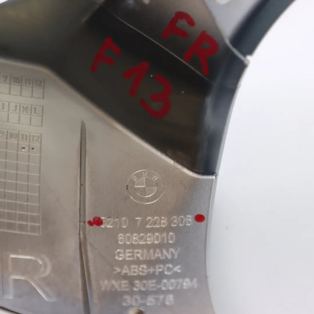 BMW F12 F13 F33 Cubre cinturón seguridad Cubre delantero derecho Cromo - SKU 7228306 - Número de pieza 7228306
