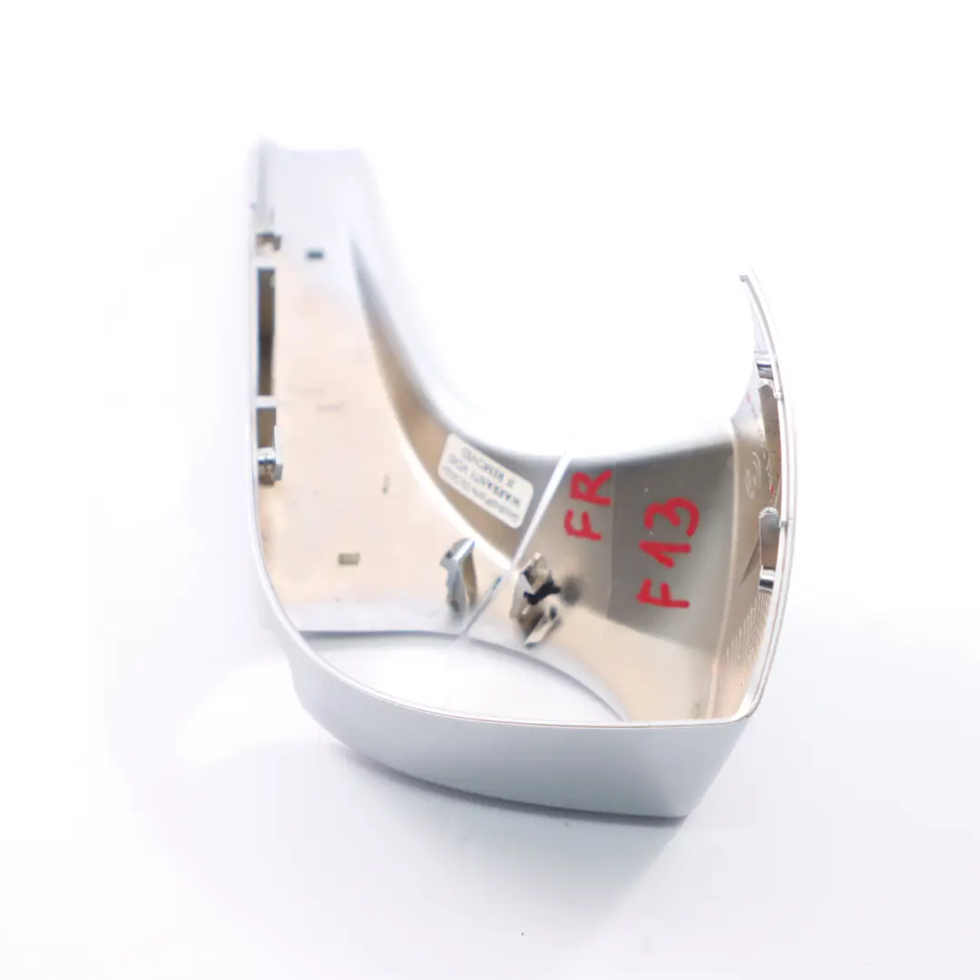 BMW F12 F13 F33 Couvercle de déverrouillage ceinture avant droite chromé - SKU 7228306 - Numéro de pièce 7228306