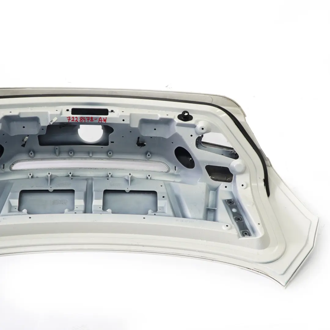 Trunk Boot Lid Tailgate Rear Panel Alpinweiss Alpine White 3 - 300 to BMW F13 with Part number 7228478 BMW F13 Trunk Boot Lid Tailgate Rear Panel Alpinweiss Alpine White 3 - 300 - SKU 7228478-AW - Part number 7228478
