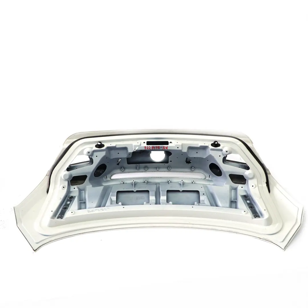 Trunk Boot Lid Tailgate Rear Panel Alpinweiss Alpine White 3 - 300 to BMW F13 with Part number 7228478 BMW F13 Trunk Boot Lid Tailgate Rear Panel Alpinweiss Alpine White 3 - 300 - SKU 7228478-AW - Part number 7228478