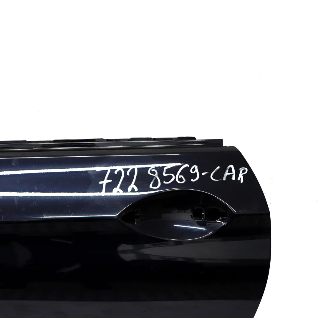 Puerta Delantera Izquierda Carbonschwarz Carbon Black Metallic - 416 para BMW F12 F13 con número de pieza 7228569 BMW F12 F13 Puerta Delantera Izquierda Carbonschwarz Carbon Black Metallic - 416 - SKU 7228569-CAR - Número de pieza 7228569