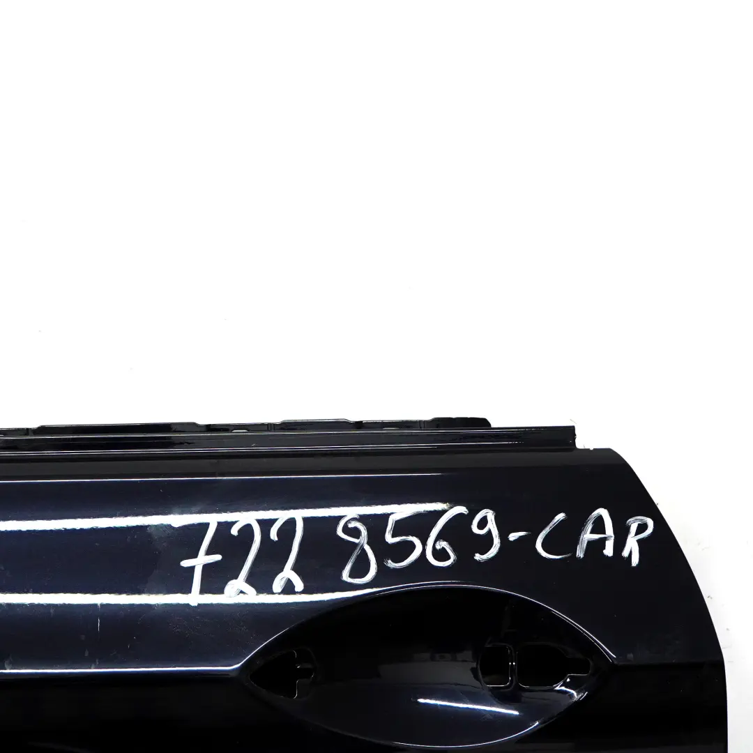 BMW F12 F13 Drzwi Lewe Przednie Carbonschwarz Carbon Black Metallic - 416 - SKU 7228569-CAR - Numer Części 7228569