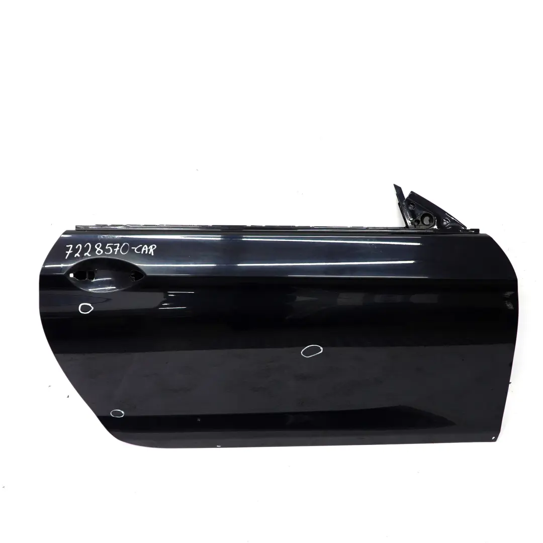 BMW F12 F13 Door Front Right O/S Carbonschwarz Carbon Black Metallic - 416 - SKU 7228570-CAR - Part number 7228570