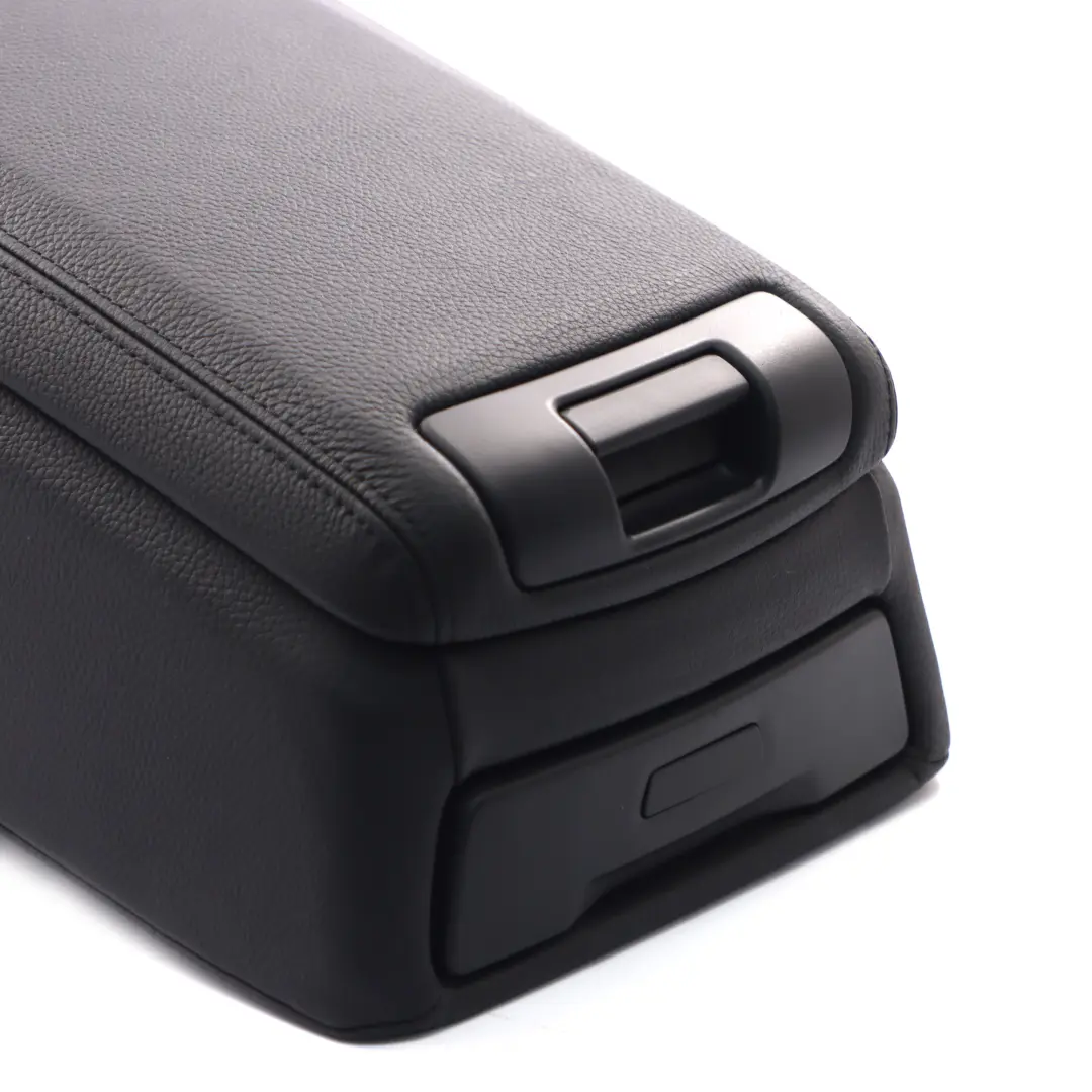 Rear Seat Armrest BMW F01 Centre Middle Tray Cup Holder Leather Black - SKU 7228656 - Part number 7228656