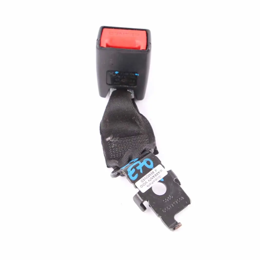  Gurt Schloss BMW X5 E70 LCI X6 E71 Sicher Heitsgurt Unten Hinten Mitte - SKU 7228720 - Teilenummer 7228720
