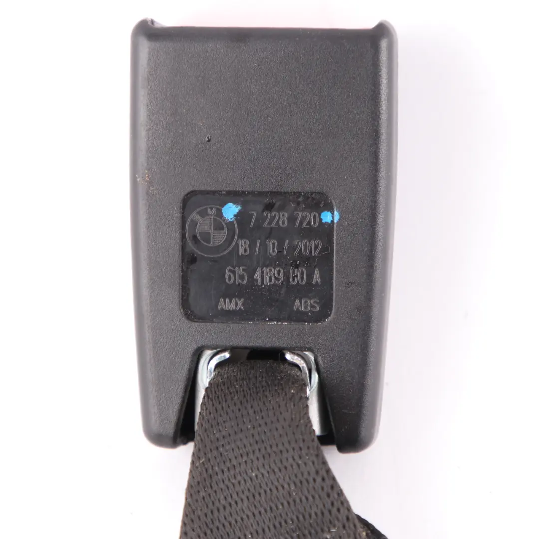 Belt Buckle BMW X5 E70 LCI X6 E71 Seat Belt Lower Rear Center to  with Part number 7228720  Belt Buckle BMW X5 E70 LCI X6 E71 Seat Belt Lower Rear Center - SKU 7228720 - Part number 7228720