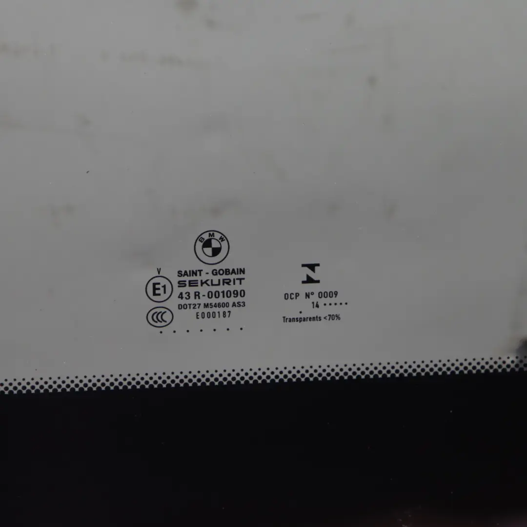 Panoramic Sunroof BMW F11 Touring Rear Sliding Glass Roof Cover Window AS3 to with Part number 7228756 Panoramic Sunroof BMW F11 Touring Rear Sliding Glass Roof Cover Window AS3 - SKU 7228756 - Part number 7228756