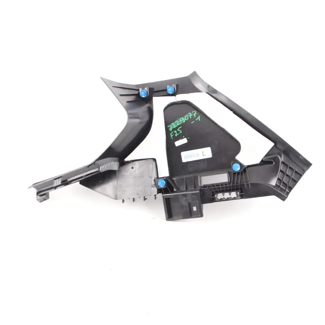 BMW X3 F25 Verkleidung Säule Hinten Links Säule D Verkleidung Abdeckung Schwarz - SKU 7229077-1 - Teilenummer 7229077