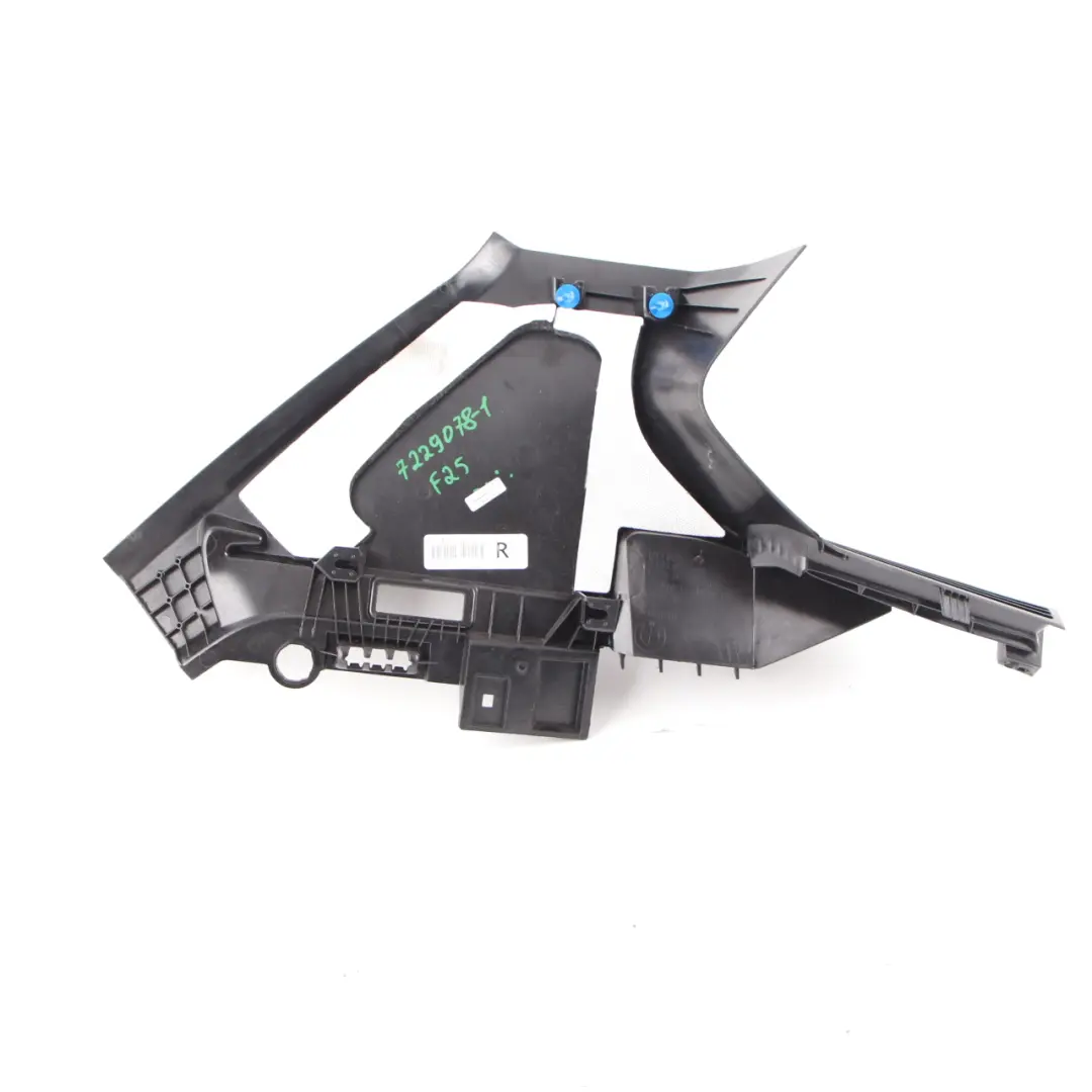 Embellecedor Pilar Trasero Derecho Columna D Tapa Gris 7228140 para BMW X3 F25 con número de pieza 7229078 BMW X3 F25 Embellecedor Pilar Trasero Derecho Columna D Tapa Gris 7228140 - SKU 7229078-1 - Número de pieza 7229078