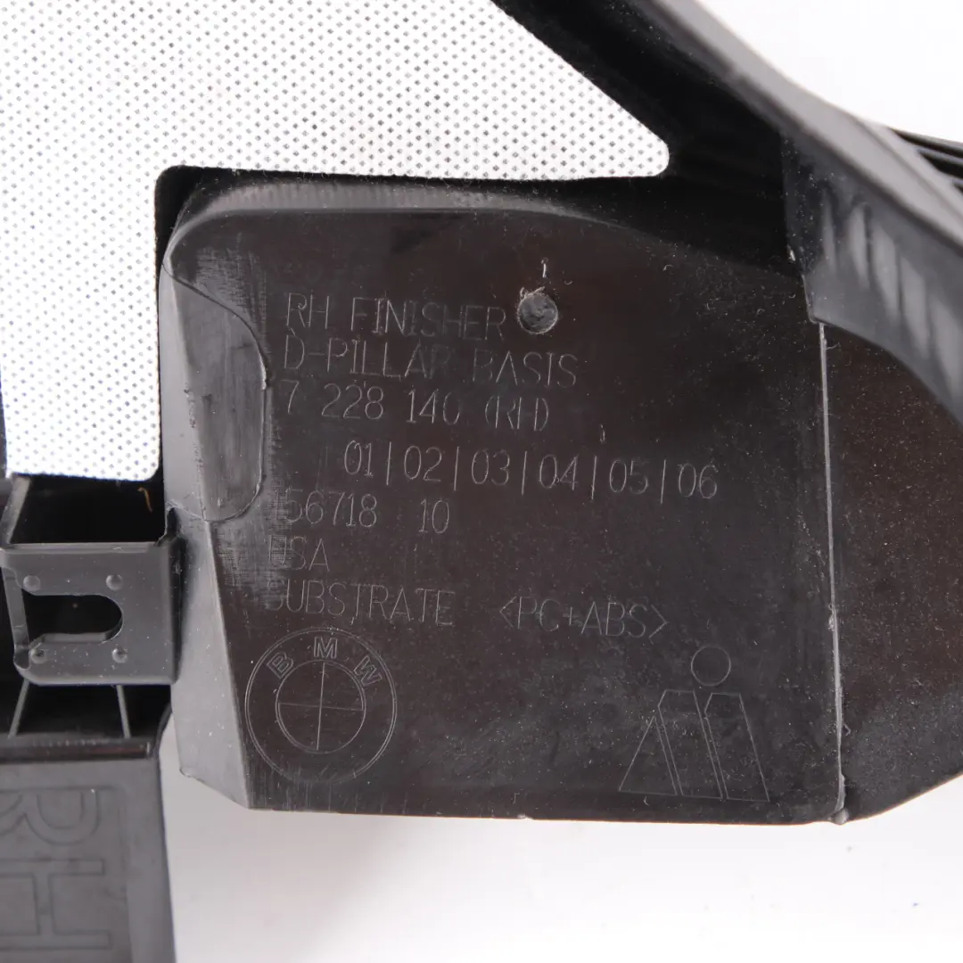 Verkleidung Säule Hinten Rechts Verkleidung Abdeckung Grau 7228140 für BMW X3 F25 mit Teilenummer 7229078 BMW X3 F25 Verkleidung Säule Hinten Rechts Verkleidung Abdeckung Grau 7228140 - SKU 7229078-1 - Teilenummer 7229078