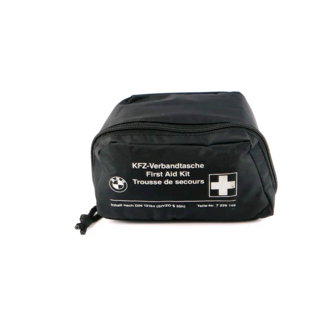 Aid Kit Emergency Medical Pouch Box Set to BMW F07 F12 F13 G11 G12 First with Part number 7229149 BMW F07 F12 F13 G11 G12 First Aid Kit Emergency Medical Pouch Box Set - SKU 7229149 - Part number 7229149