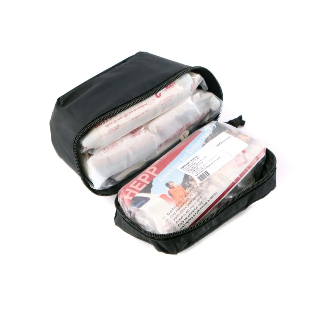 Kit pronto soccorso emergenza medico Pouch per BMW F07 F12 F13 G11 G12 con numero di parte 7229149 BMW F07 F12 F13 G11 G12 Kit pronto soccorso emergenza medico Pouch - SKU 7229149 - Numero di parte 7229149