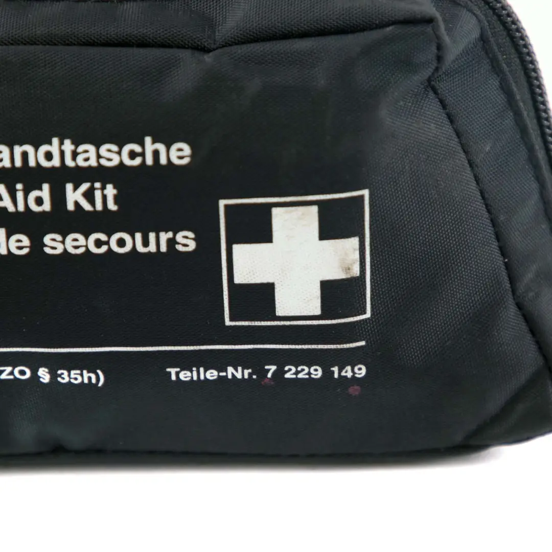 Kit pronto soccorso emergenza medico Pouch per BMW F07 F12 F13 G11 G12 con numero di parte 7229149 BMW F07 F12 F13 G11 G12 Kit pronto soccorso emergenza medico Pouch - SKU 7229149 - Numero di parte 7229149