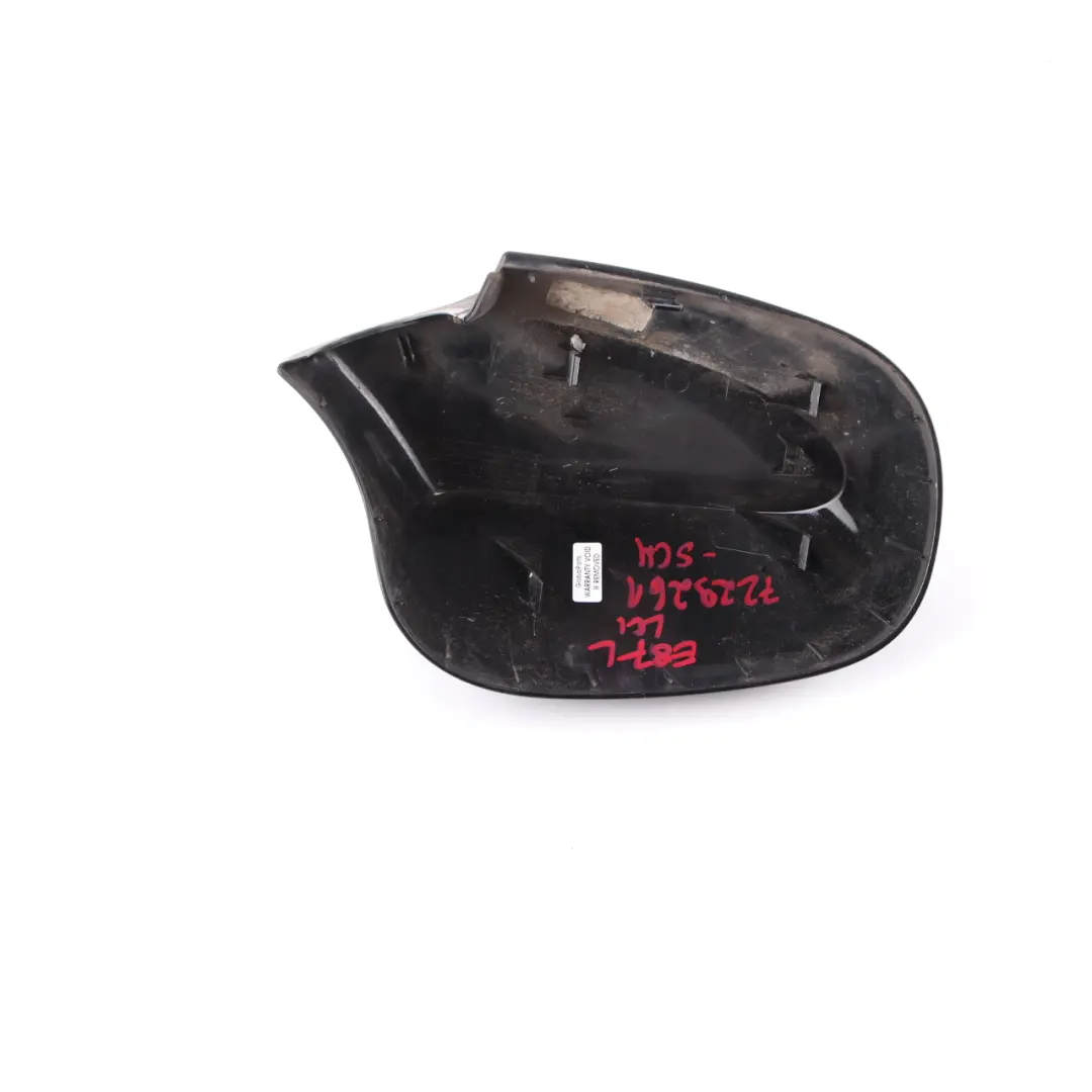 Cover Wing Mirror BMW E81 E87 LCI Cap Casing Left N/S Schwarz 2 Black 668 - SKU 7229261-SCH - Part number 7229261